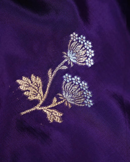 Purple Color Silk Saree - Shop Vastram