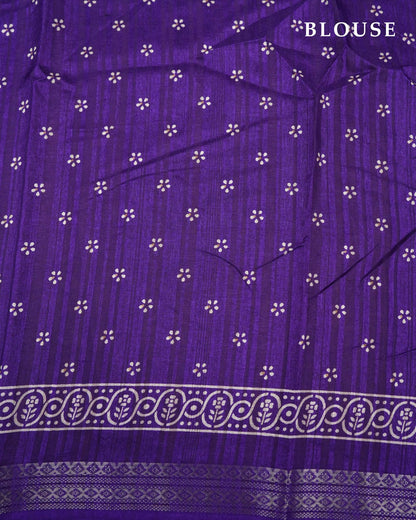 Purple Color Silk Saree - Shop Vastram