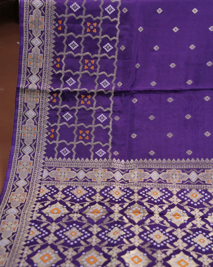 Purple Color Silk Saree - Shop Vastram