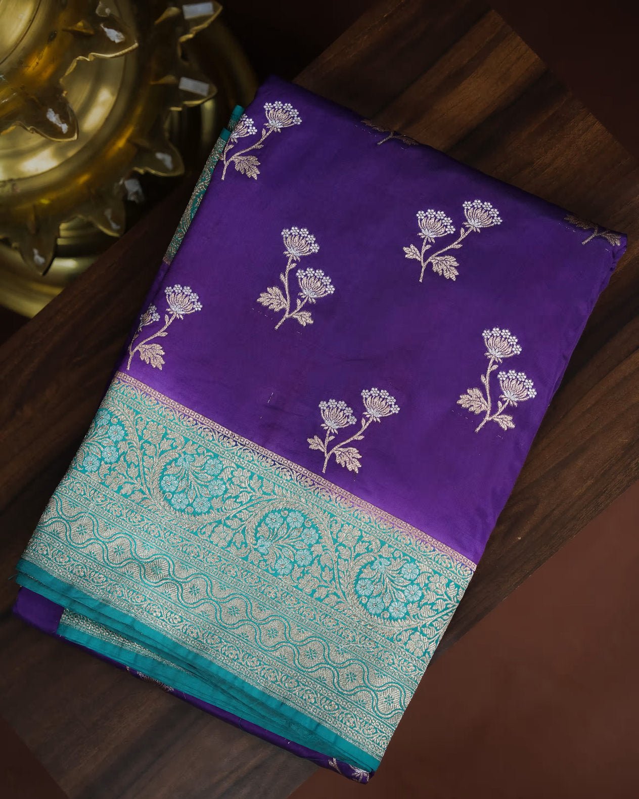Purple Color Silk Saree - Shop Vastram
