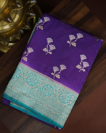 Purple Color Silk Saree - Shop Vastram