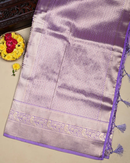 Purple Color Silk Saree - Shop Vastram