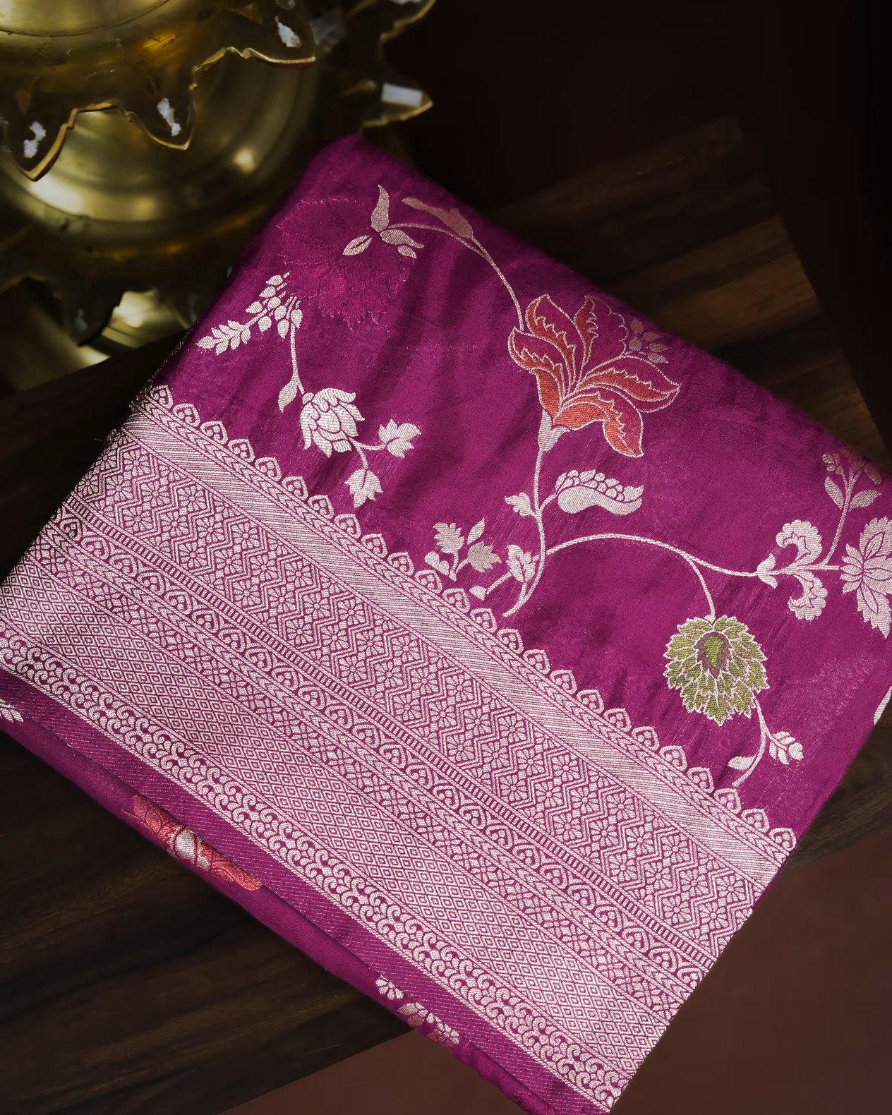 Purple Color Silk Saree - Shop Vastram