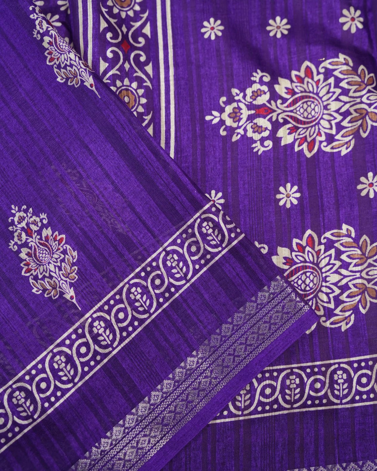 Purple Color Silk Saree - Shop Vastram