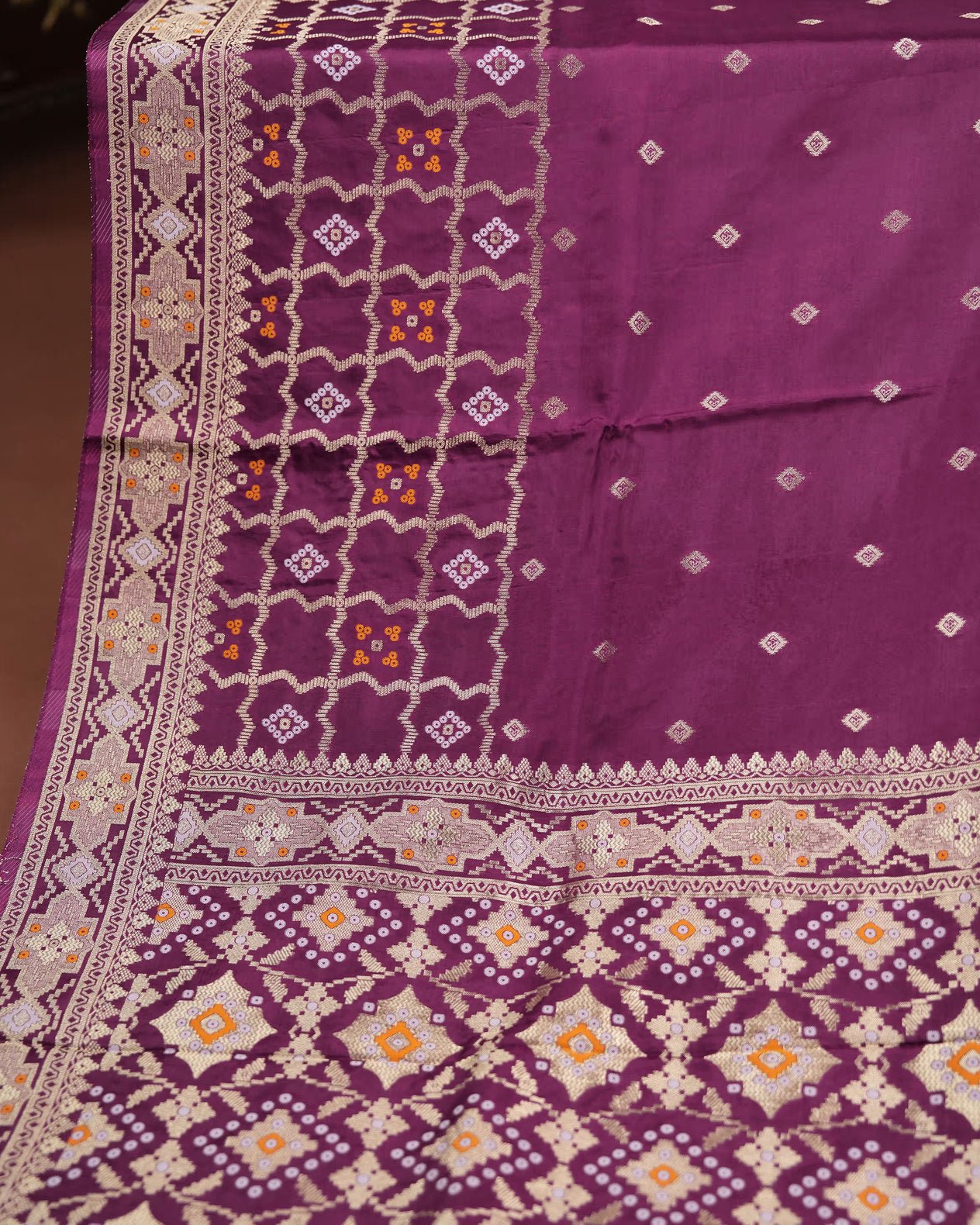 Purple Color Silk Saree - Shop Vastram