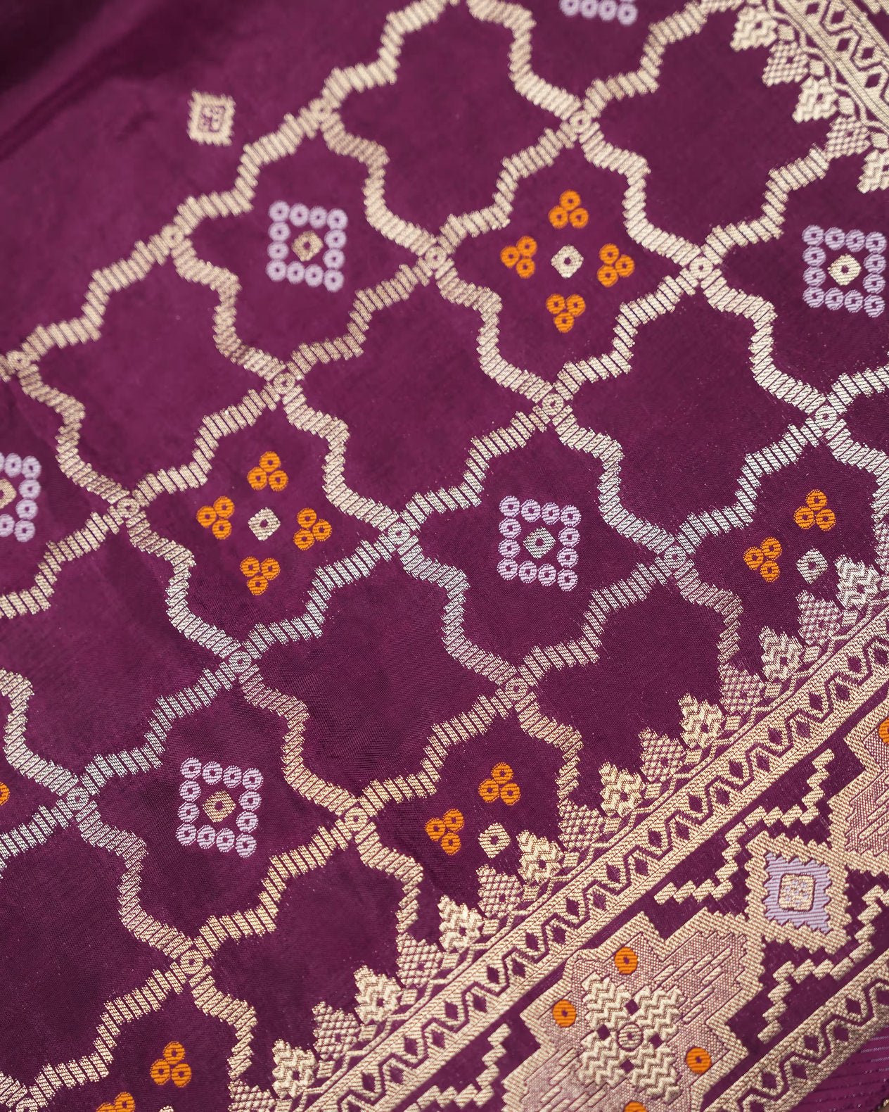Purple Color Silk Saree - Shop Vastram