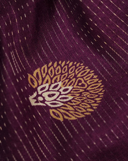 Purple Color Silk Saree - Shop Vastram