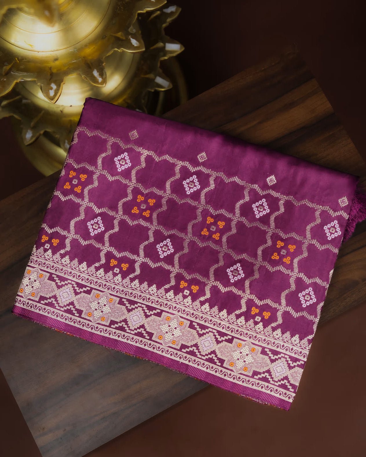 Purple Color Silk Saree - Shop Vastram