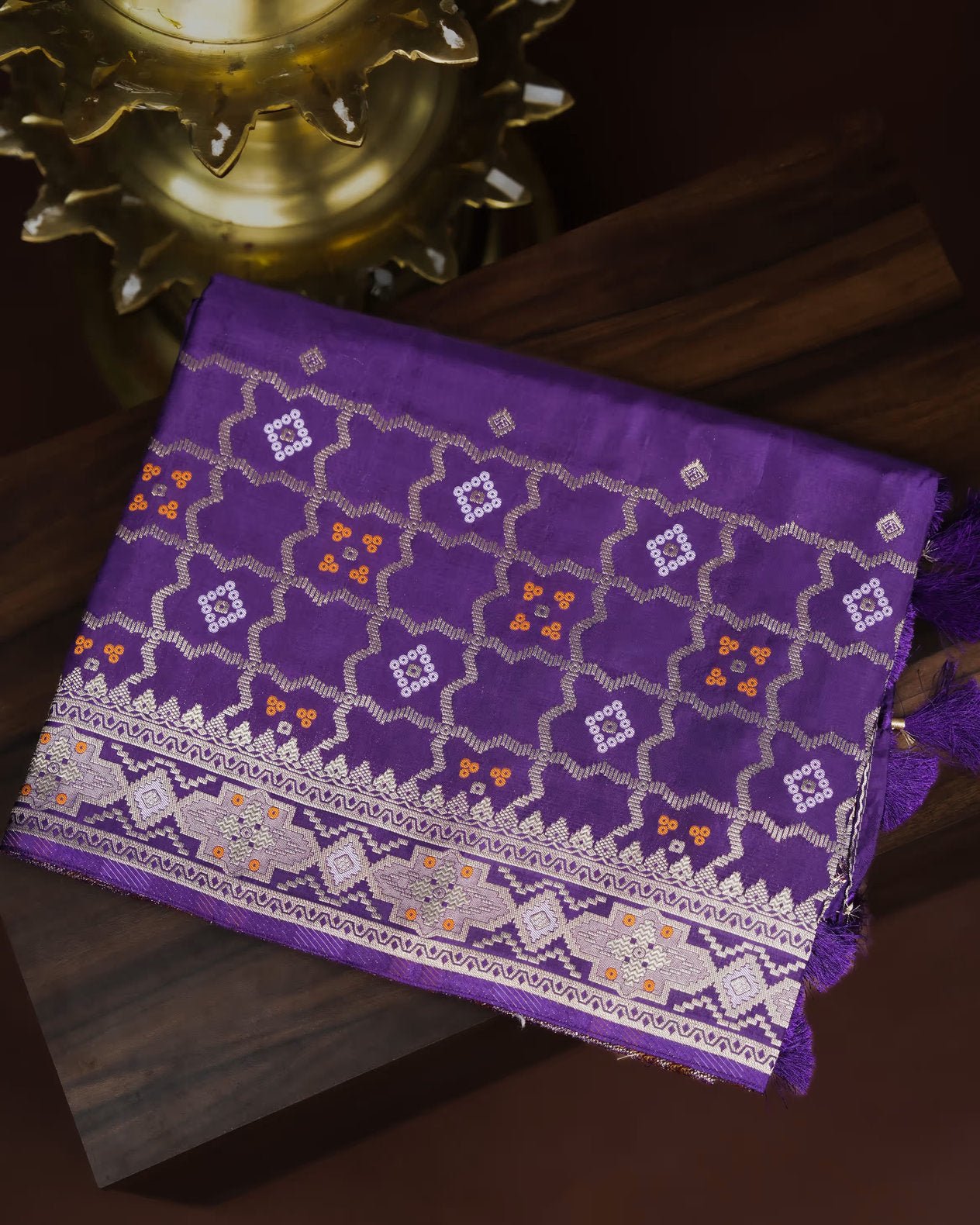 Purple Color Silk Saree - Shop Vastram