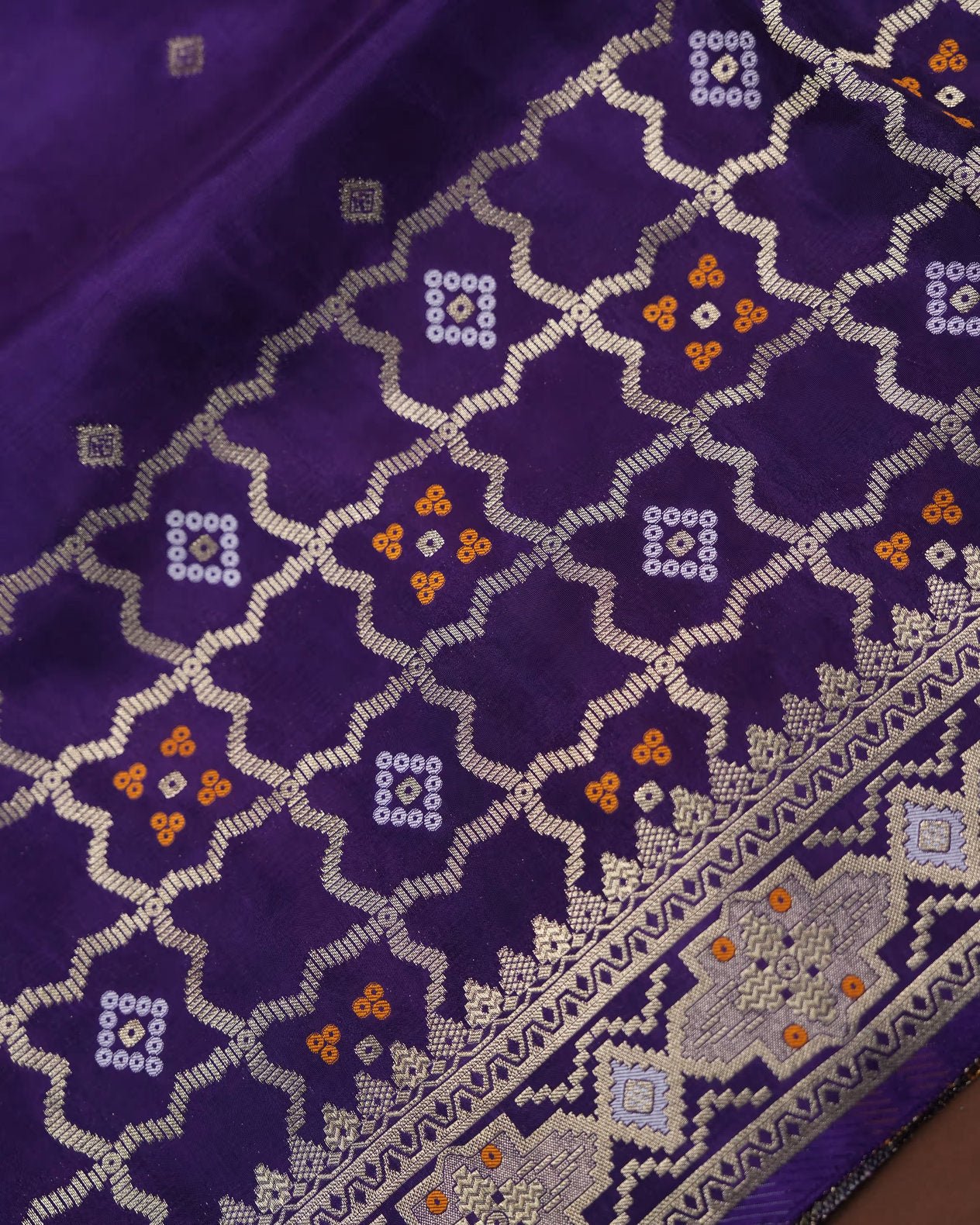 Purple Color Silk Saree - Shop Vastram