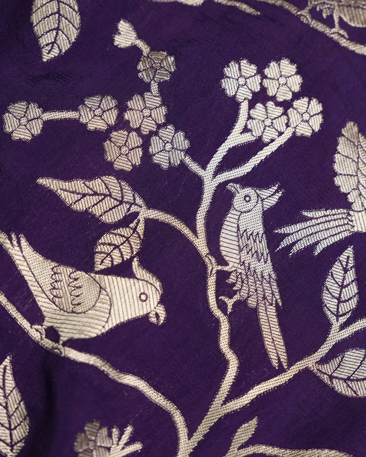 Purple Color Silk Saree - Shop Vastram