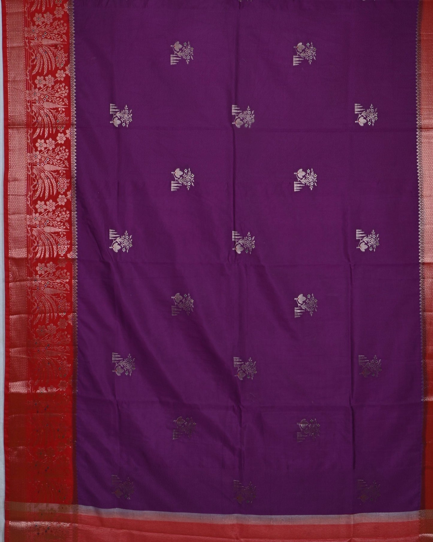 Purple color Silk Saree - Shop Vastram