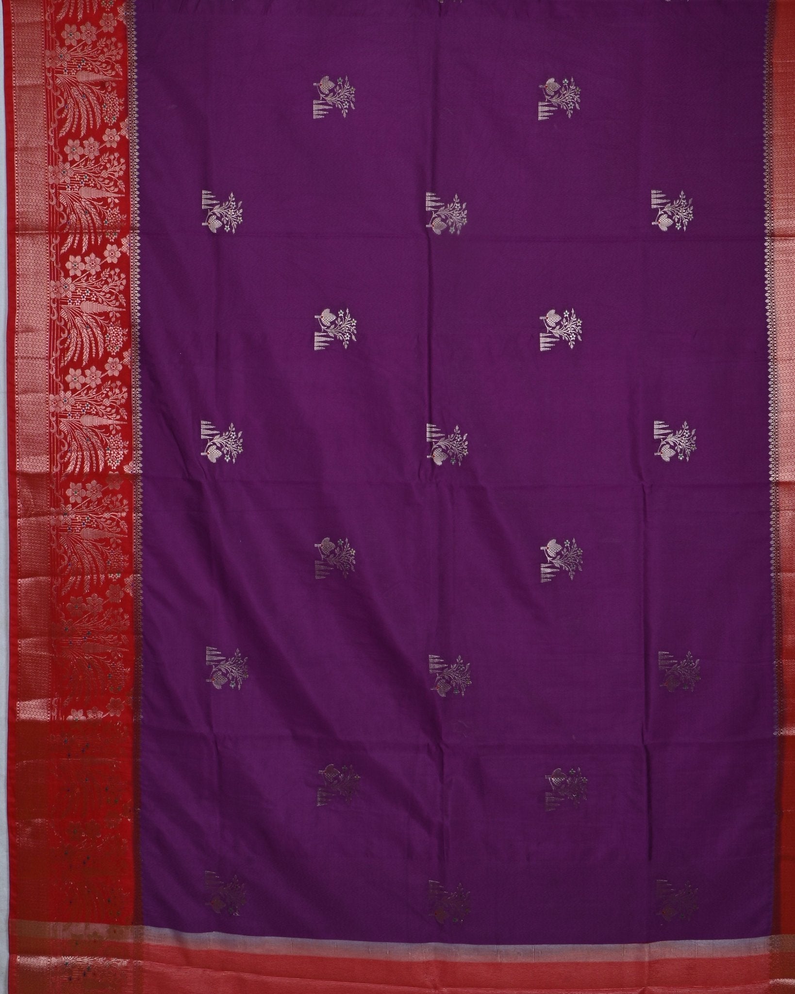 Purple color Silk Saree - Shop Vastram