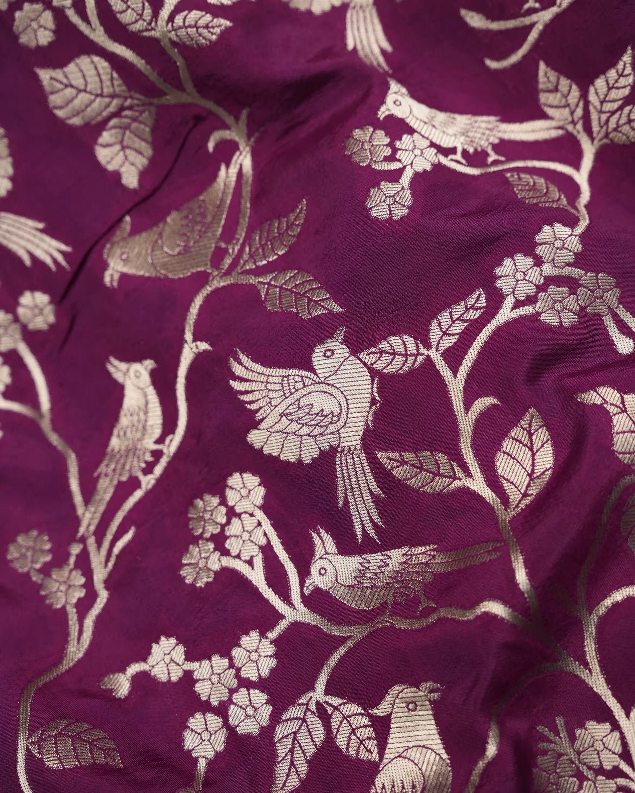 Purple Color Silk Saree - Shop Vastram
