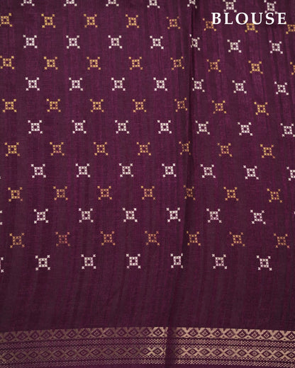 Purple Color Silk Saree - Shop Vastram