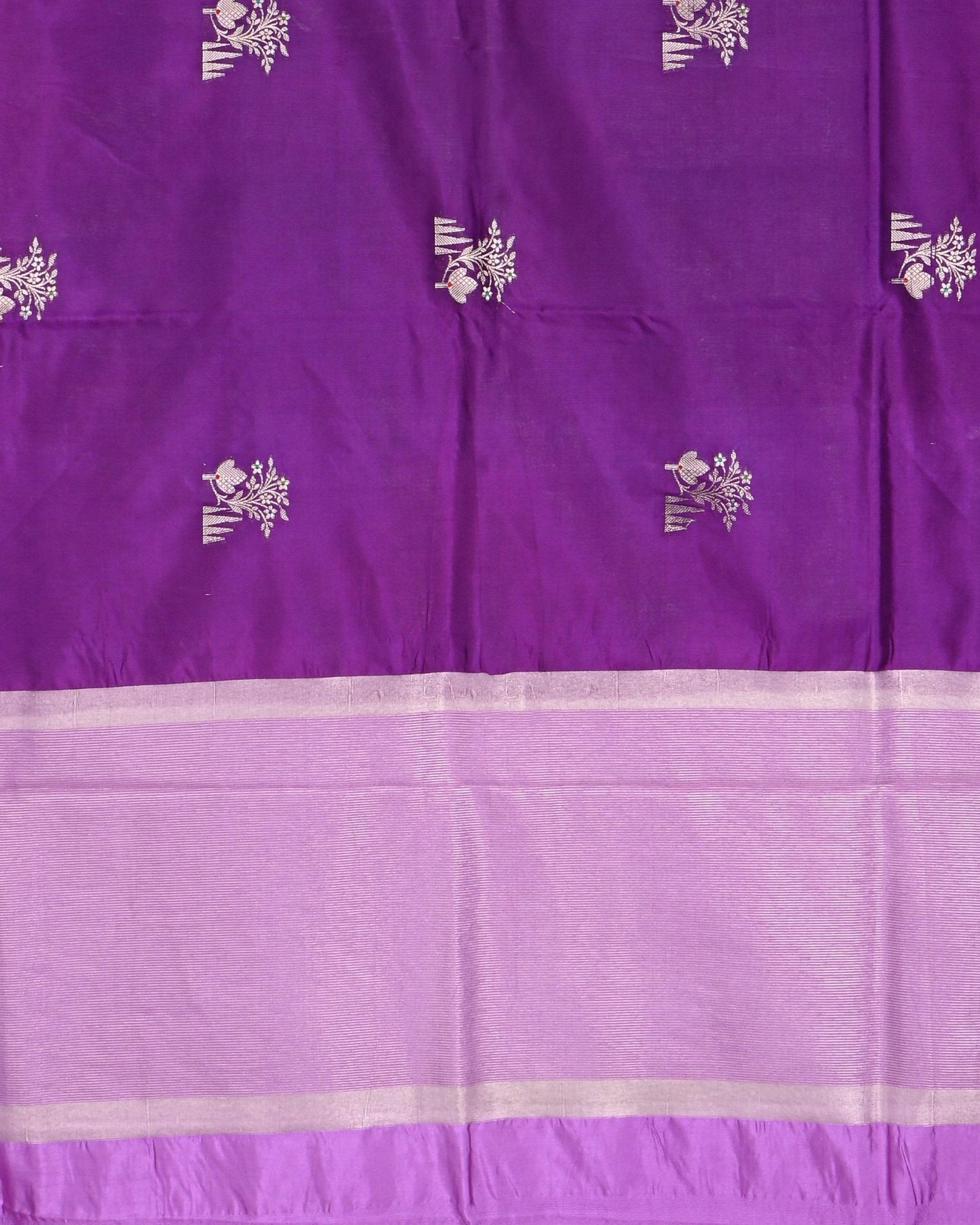 Purple color Silk Saree - Shop Vastram