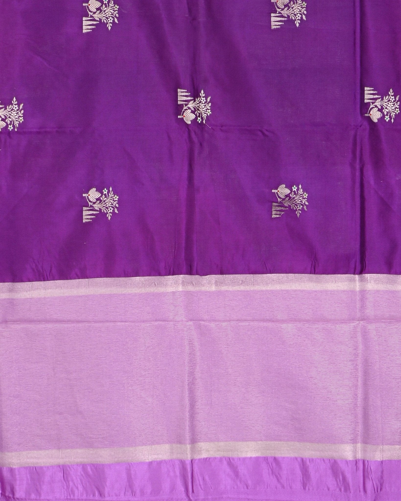Purple color Silk Saree - Shop Vastram