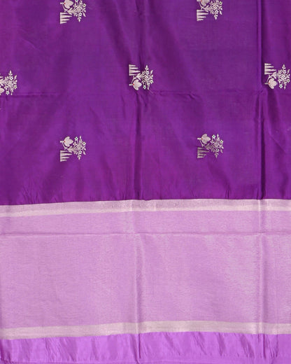 Purple color Silk Saree - Shop Vastram