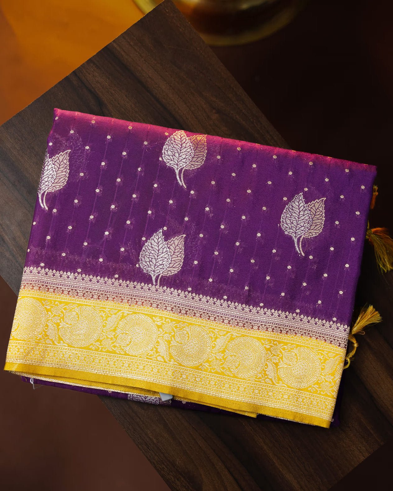 Purple Color Silk Saree - Shop Vastram