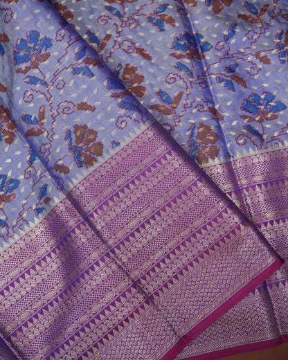 Purple Color Silk Saree - Shop Vastram