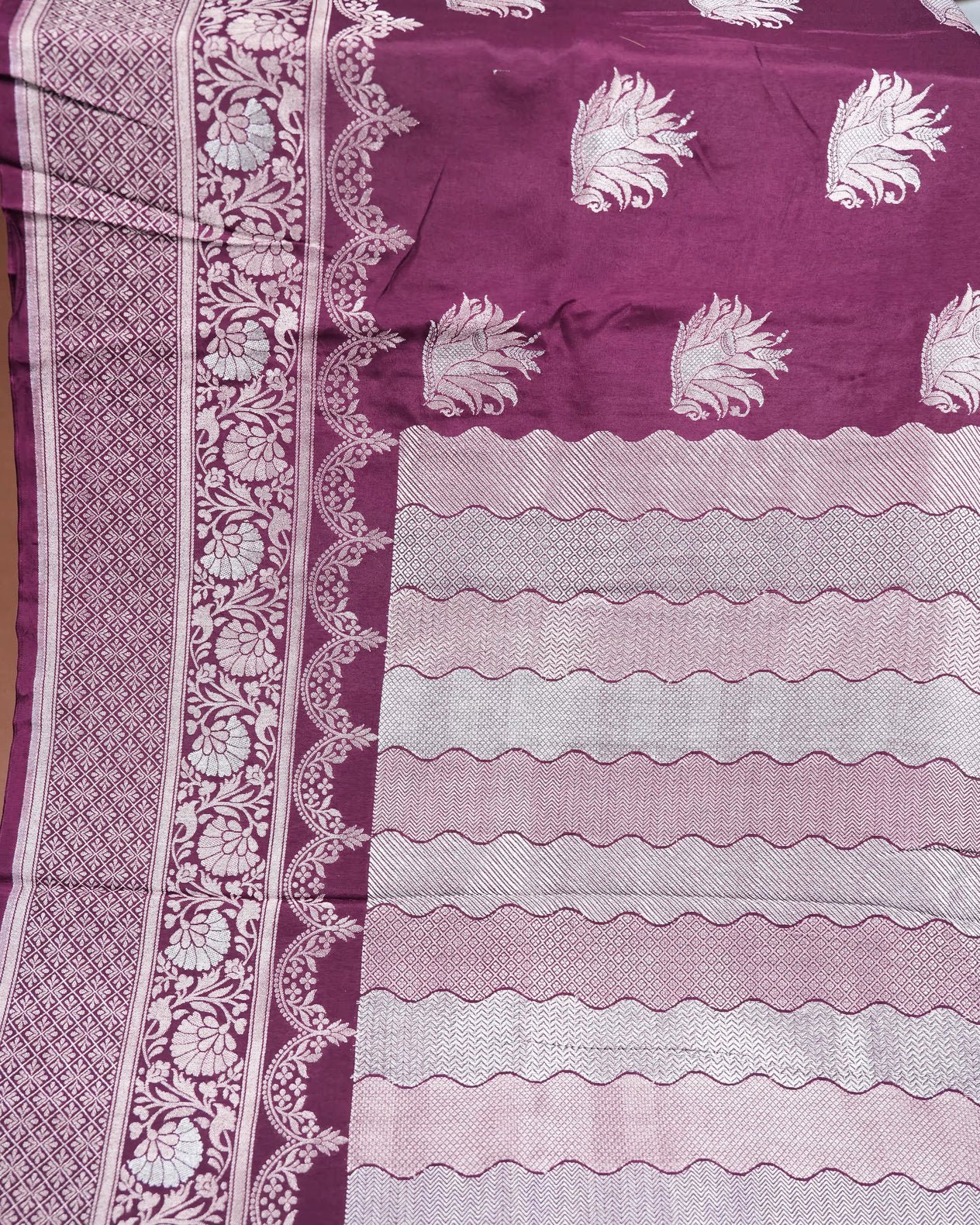 Purple Color Silk Saree - Shop Vastram
