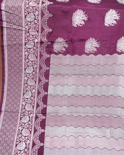 Purple Color Silk Saree - Shop Vastram