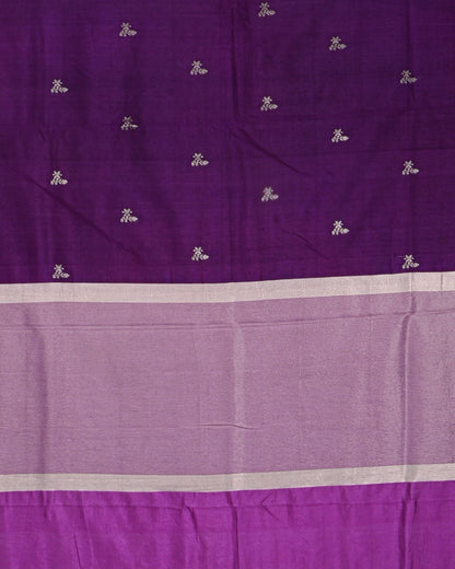 Purple color Silk Saree - Shop Vastram