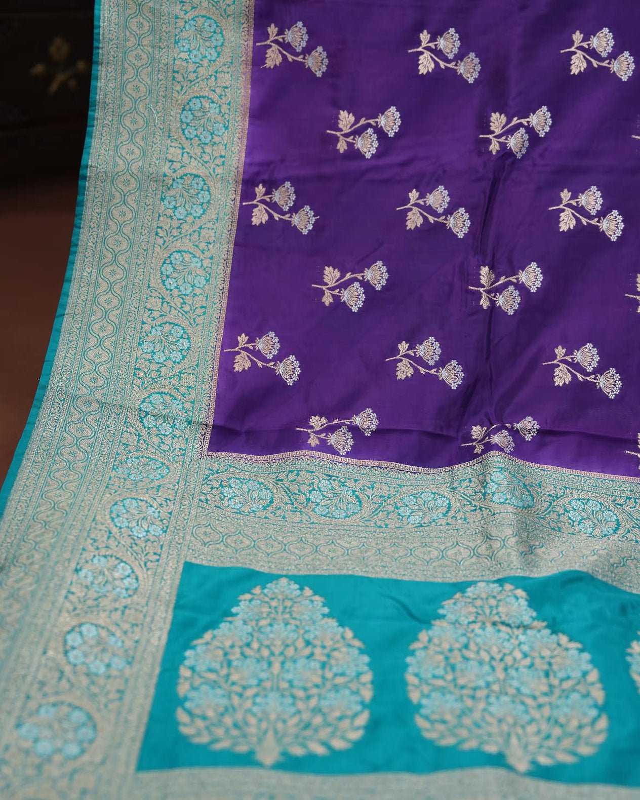 Purple Color Silk Saree - Shop Vastram