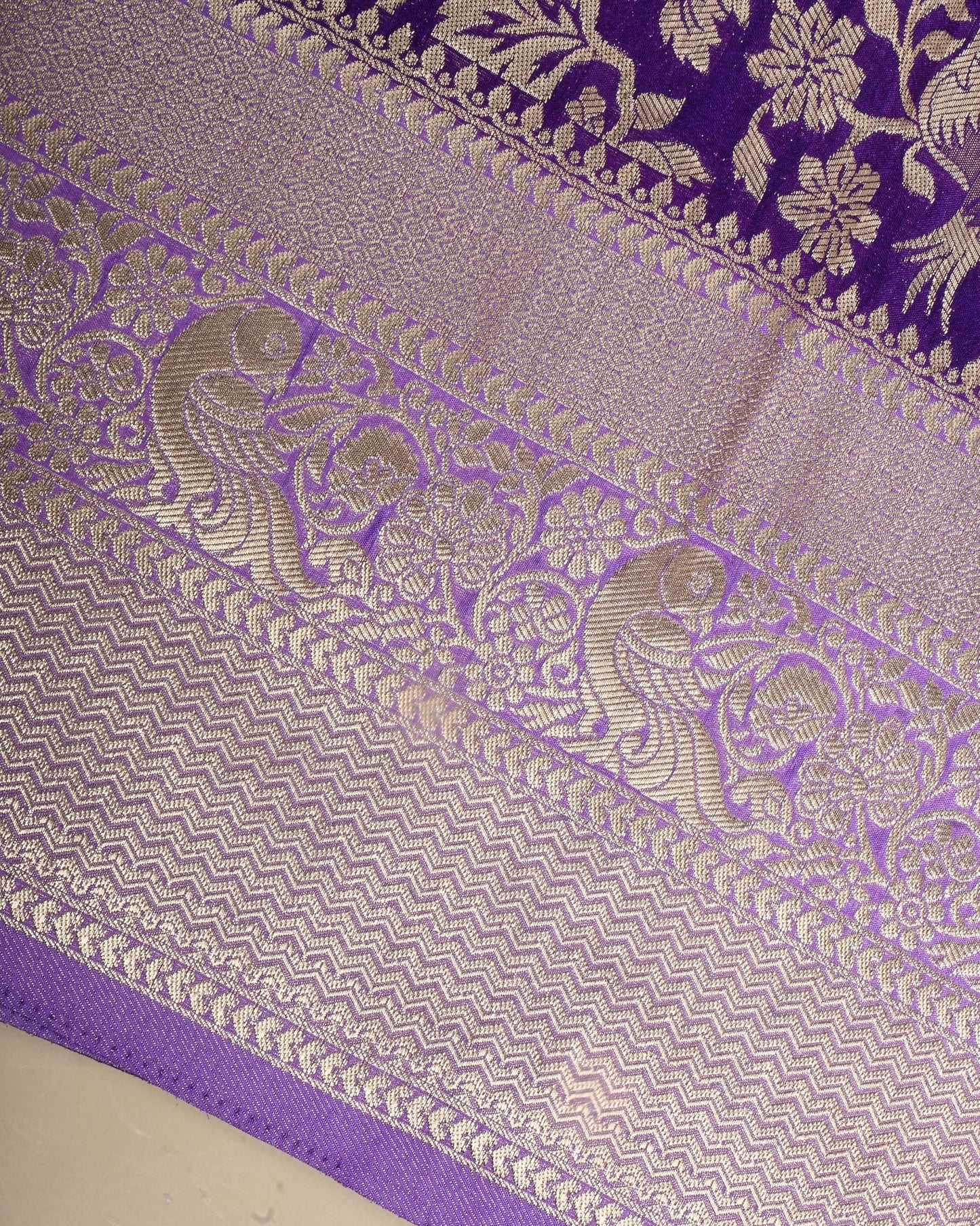 Purple Color Silk Saree - Shop Vastram