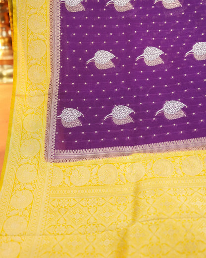 Purple Color Silk Saree - Shop Vastram