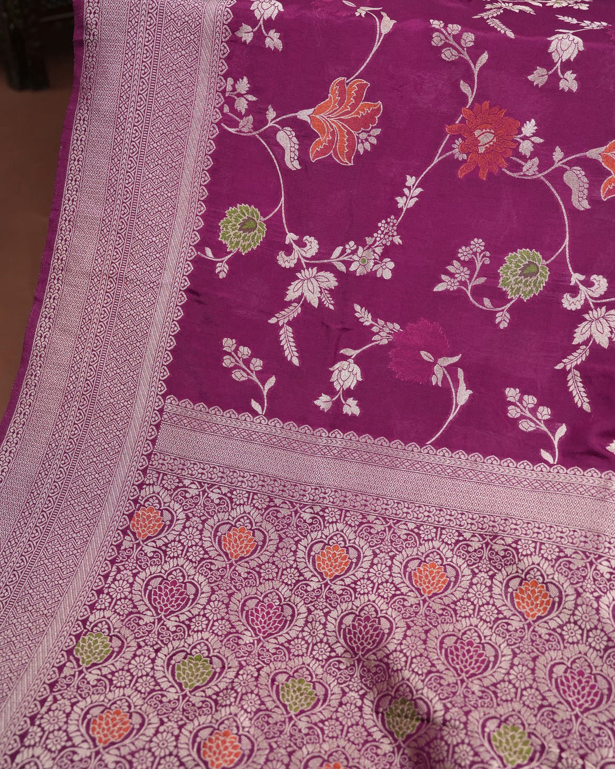 Purple Color Silk Saree - Shop Vastram