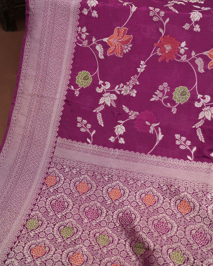 Purple Color Silk Saree - Shop Vastram