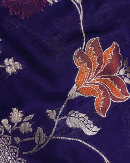 Purple Color Silk Saree - Shop Vastram