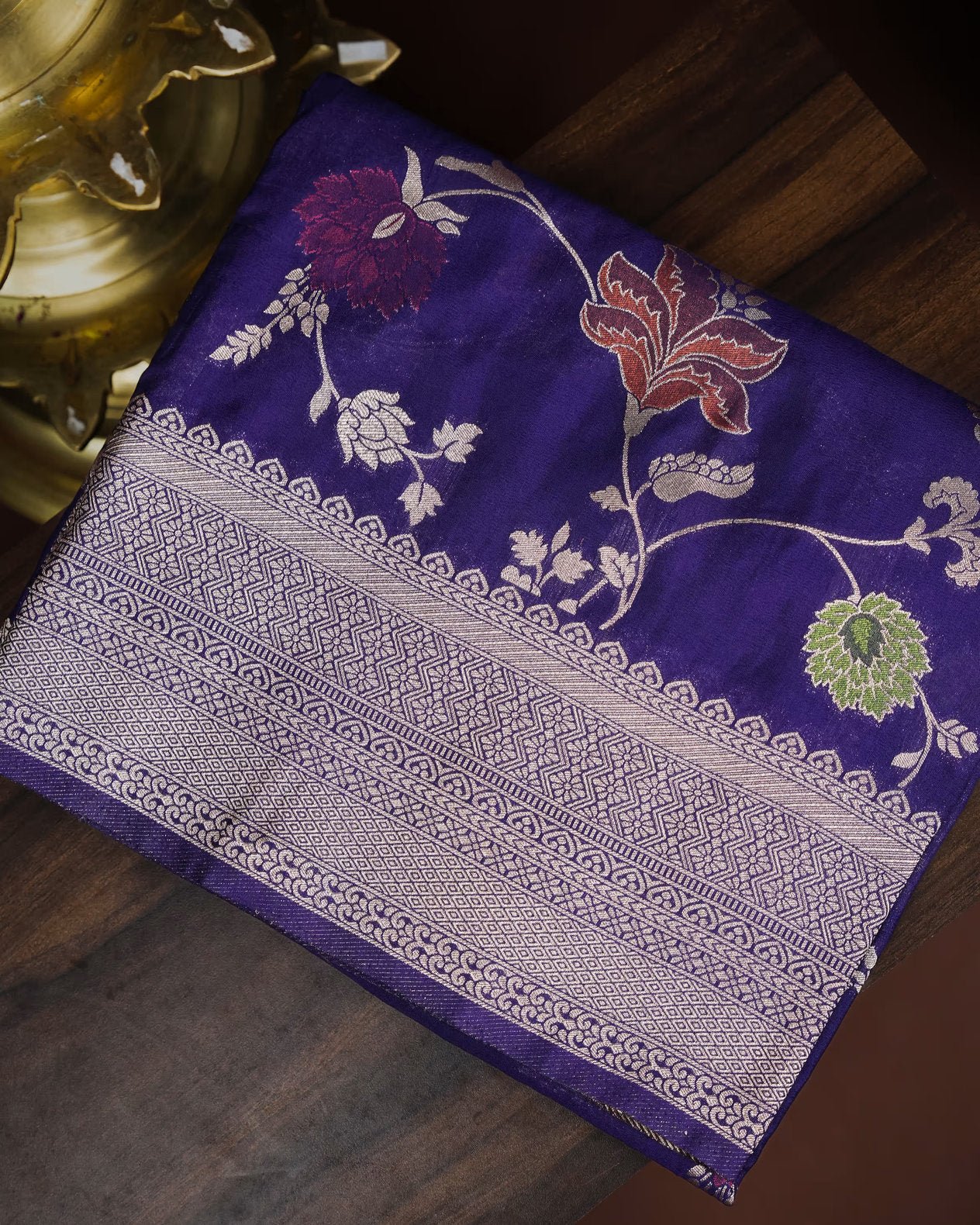 Purple Color Silk Saree - Shop Vastram