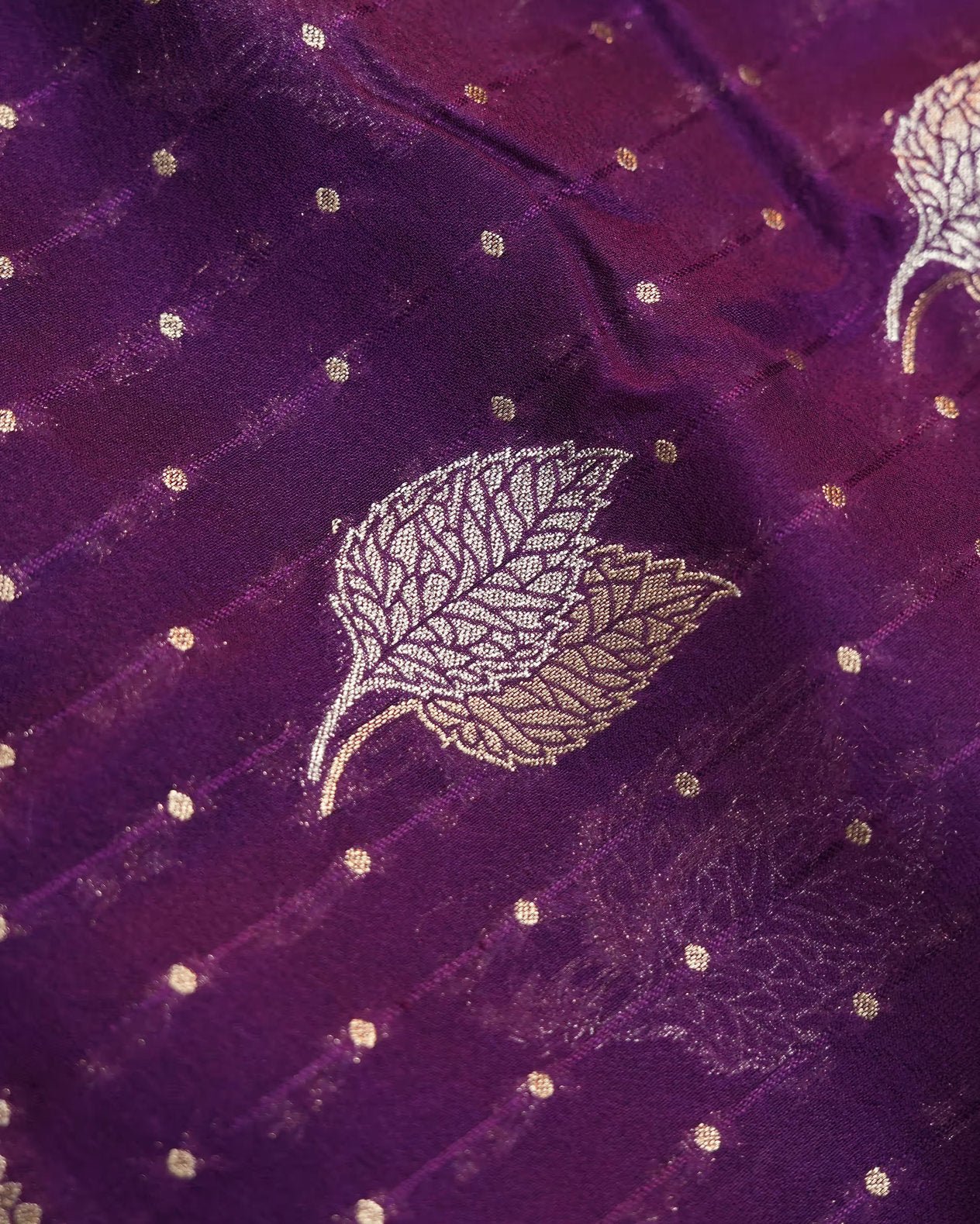 Purple Color Silk Saree - Shop Vastram
