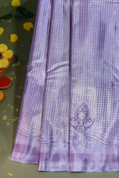 Purple Kanchipuram Saree - Shop Vastram