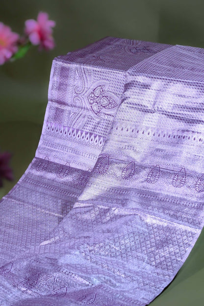 Purple Kanchipuram Saree - Shop Vastram