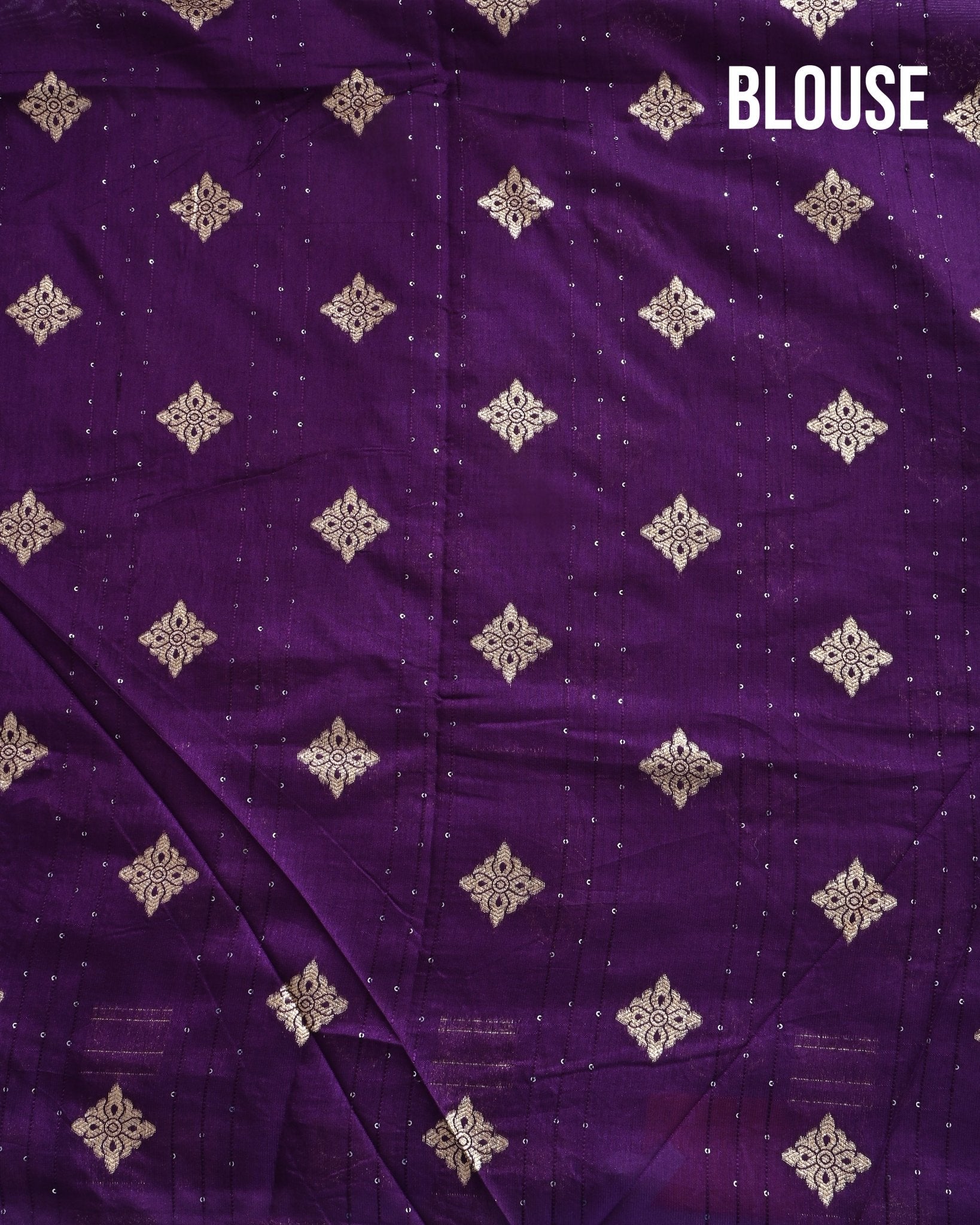 Purple Silk Banarasi Saree - Shop Vastram