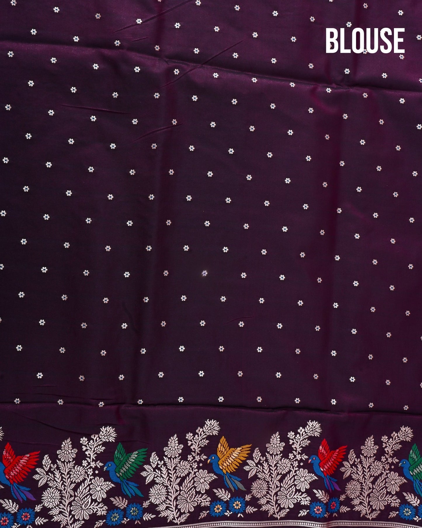 Purple Silk Banarsi Saree - Shop Vastram