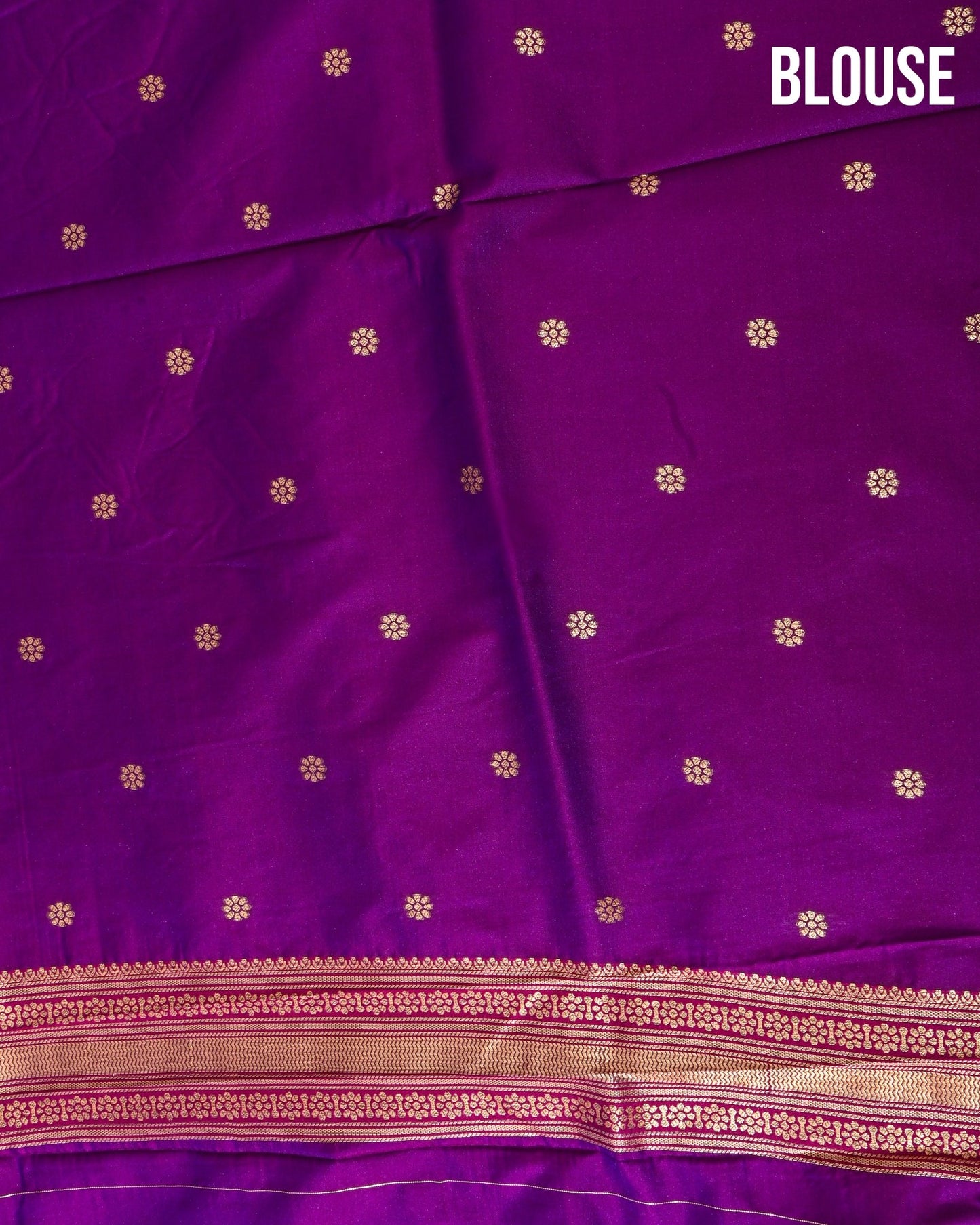 Purple Silk Banarsi Saree - Shop Vastram
