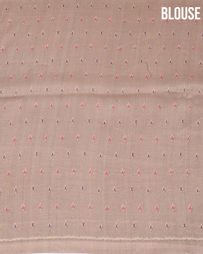 Purple Silk Printed Saree - Shop Vastram