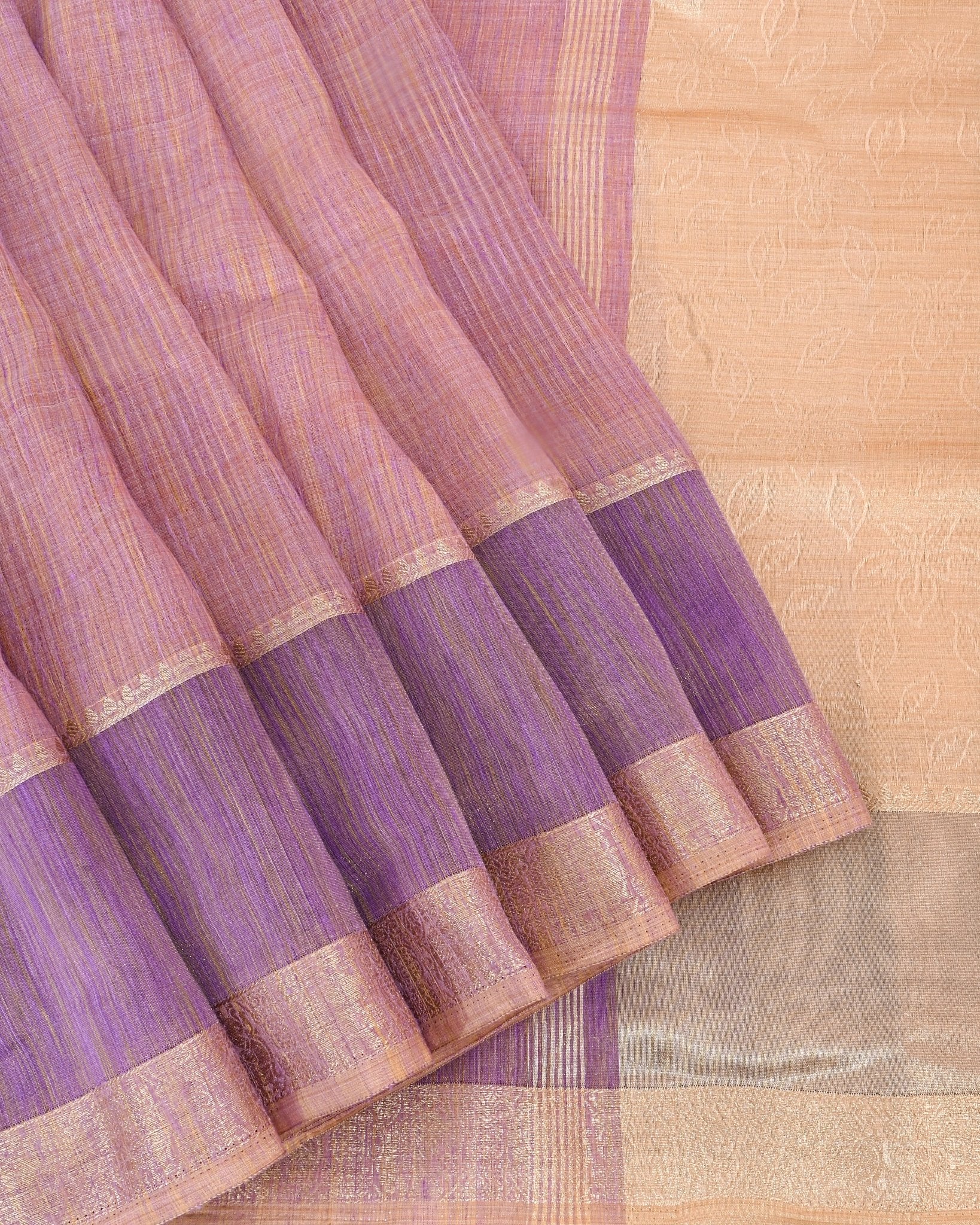 Purple Tissue Banarsi Saree - Shop Vastram