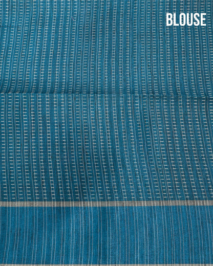 Purple Tusser Banarsi Saree - Shop Vastram