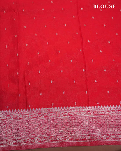 Red Color Silk Saree - Shop Vastram