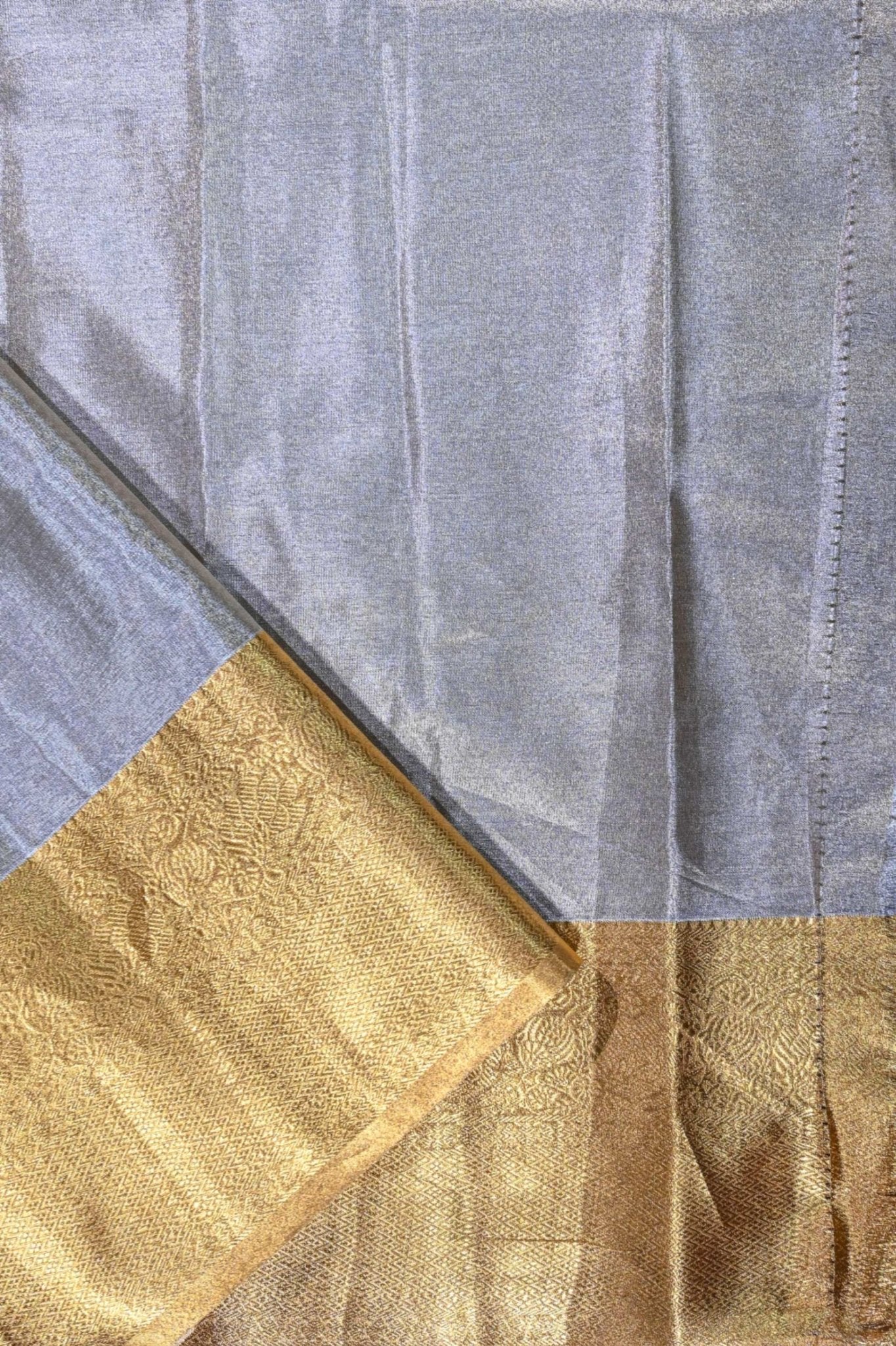 Silver Kanchipuram Saree - Shop Vastram