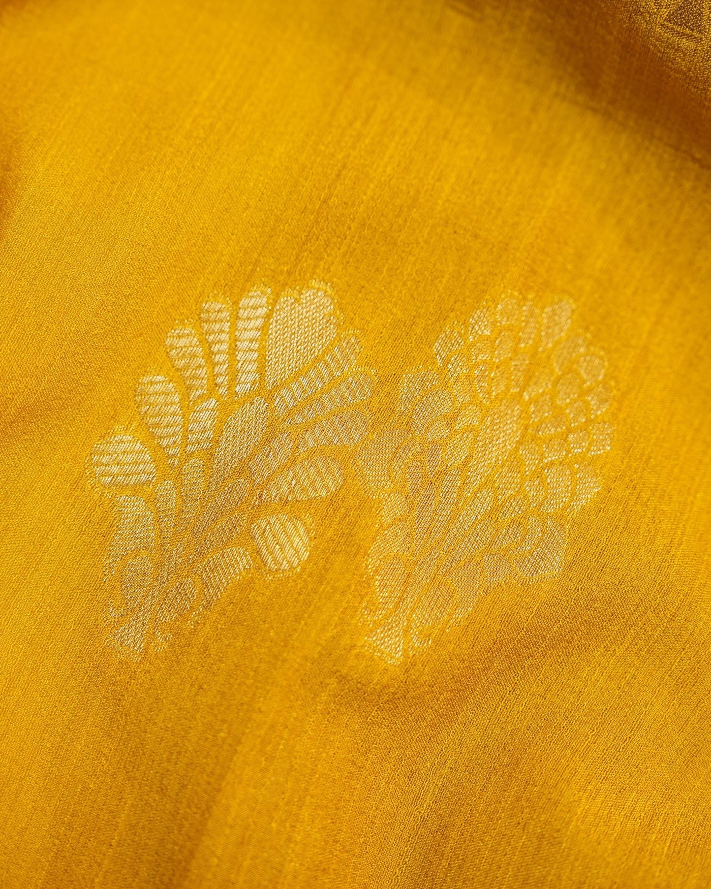 Yellow color Silk Saree - Shop Vastram