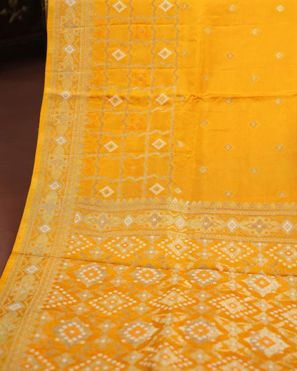 Yellow Color Silk Saree - Shop Vastram