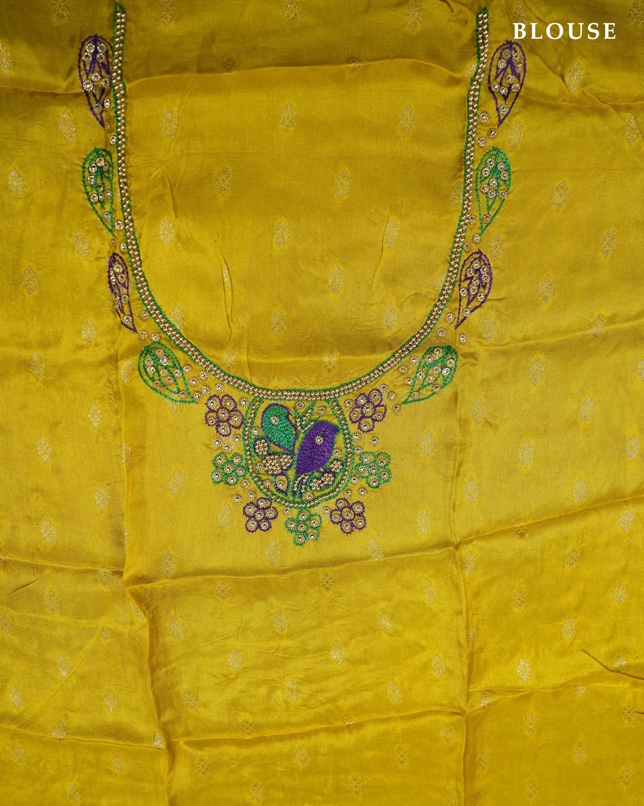 Yellow Color Silk Saree - Shop Vastram