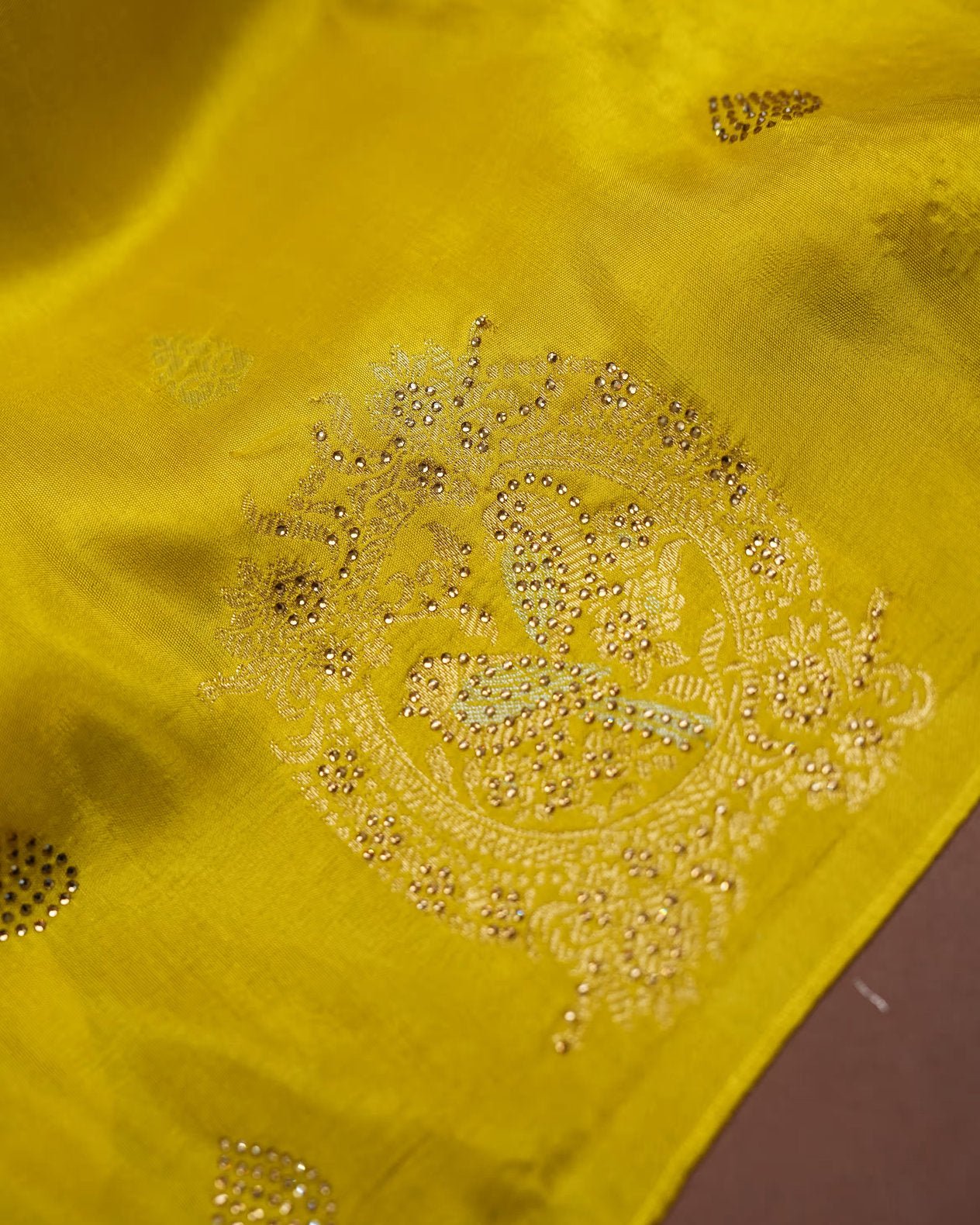 Yellow Color Silk Saree - Shop Vastram