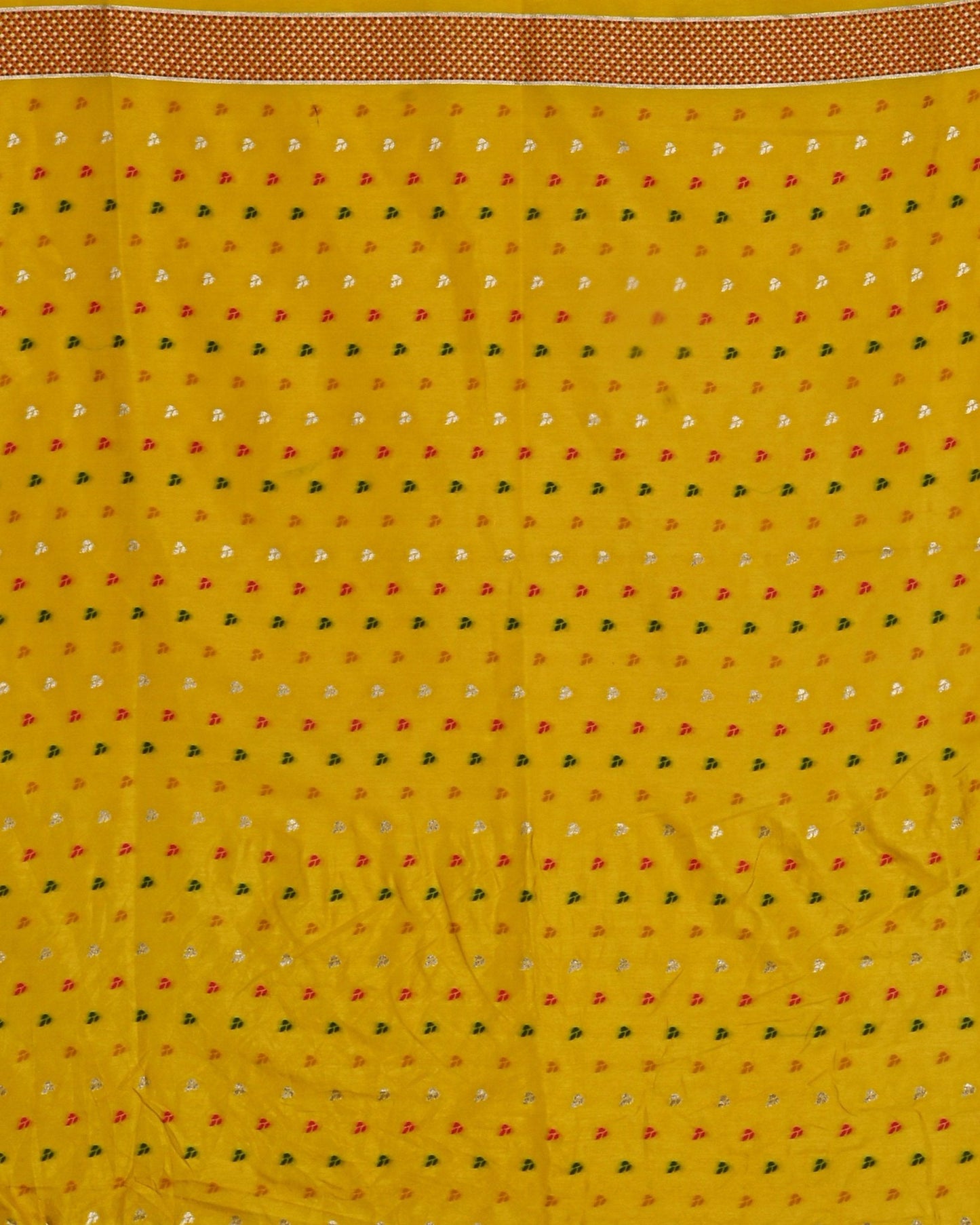 Yellow color Silk Saree - Shop Vastram